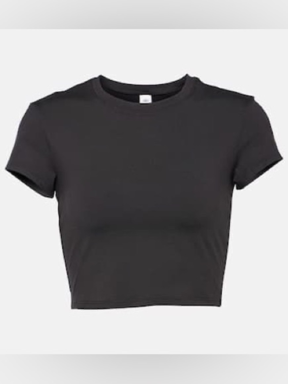 ALO Yoga Black Finesse Crop Top